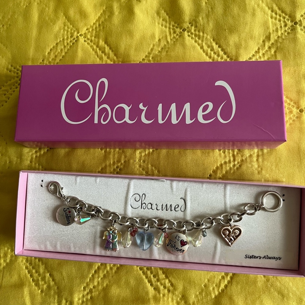 Charmed “Sisters Always”, “Sisters Forever” bracelet. NWOT